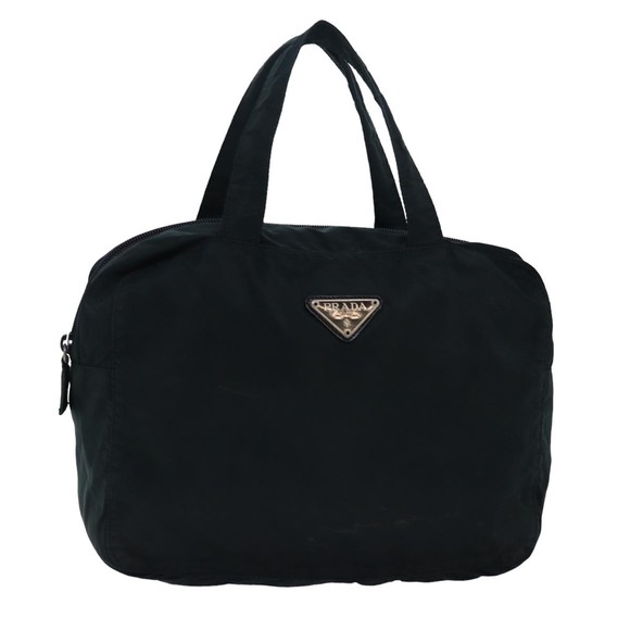 PRADA Hand Bag Nylon Navy Auth bs16112 - Picture 1 of 16